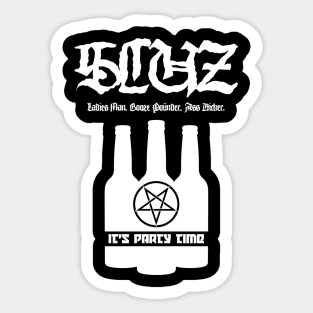 SCUZ, Party Time Sticker